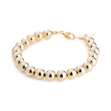 14kt Yellow Gold Large Ball Bracelet