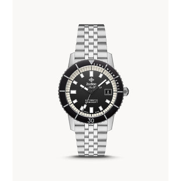 Zodiac Super Sea Wolf 53 Compression Automatic Stainless Steel Watch ZO9286