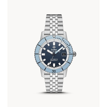 Zodiac Super Sea Wolf 53 Compression Automatic Stainless Steel Watch ZO9287