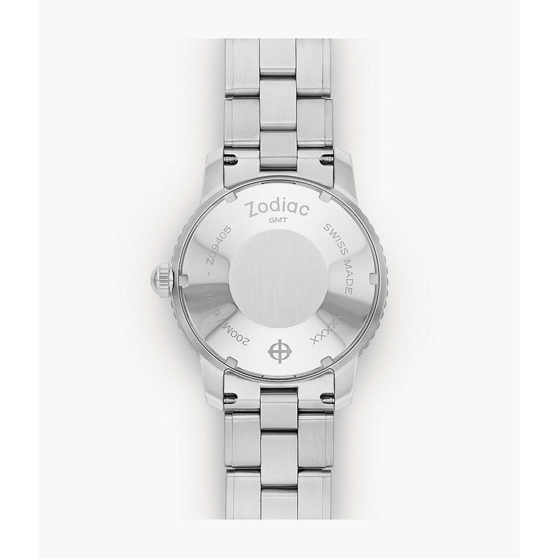 Zodiac Super Sea Wolf GMT Automatic Stainless Steel Watch ZO9405