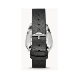 Zodiac Olympos Automatic Three-Hand Date Black Leather Watch ZO9700