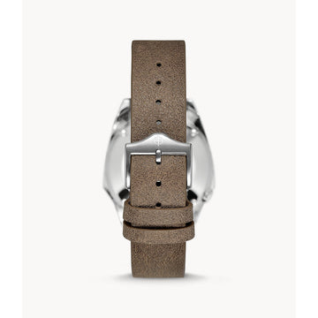 Zodiac Olympos Automatic Three-Hand Date Brown Leather Watch ZO9702