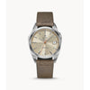 Zodiac Olympos Automatic Three-Hand Date Brown Leather Watch ZO9702