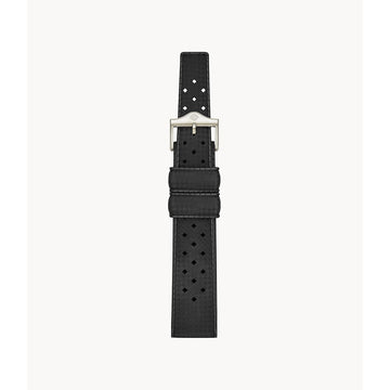 Zodiac 20mm Black Rubber Tropic Strap ZOS1007
