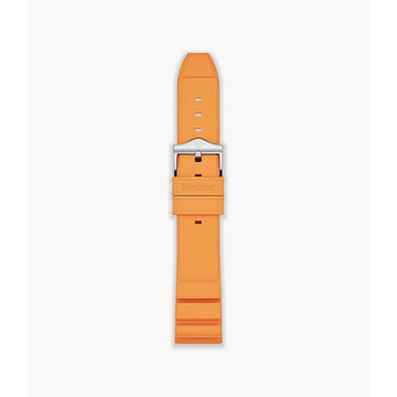 Zodiac Pro-Diver 20mm Orange Rubber Strap ZOS1020
