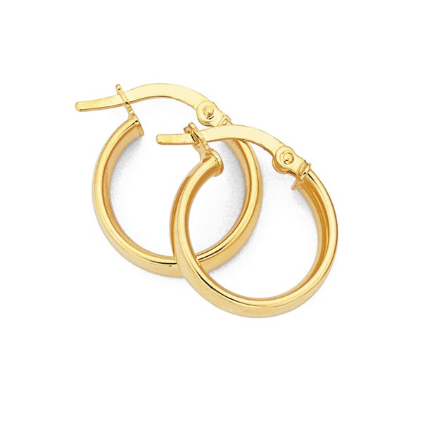 18kt Gold Small Hoops