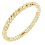 14kt Gold Rope Ring