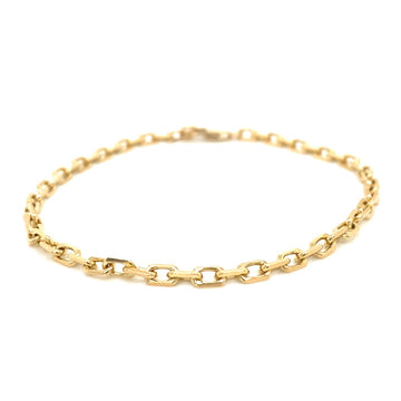 14kt Oval Link Bracelet