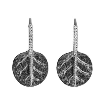Michael Aram Botanical Leaf Diamond Earrings