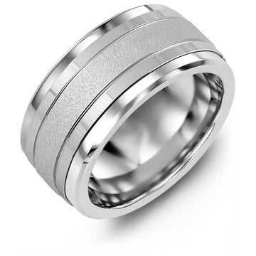 9mm White Gold 14K White Gold Ring