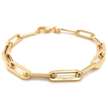 14kt Yellow Gold Medium Paperclip Bracelet