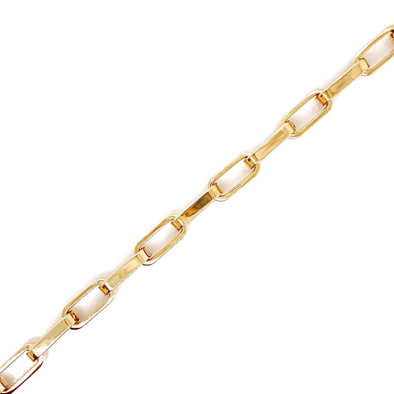 14kt Yellow Gold Medium Paperclip Bracelet