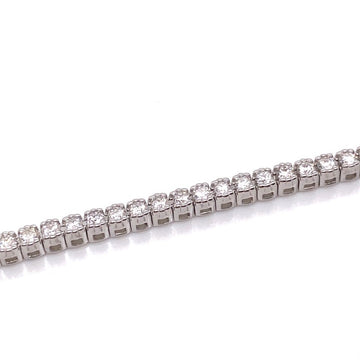 18kt White Gold 1.93ct Diamond Tennis Bracelet