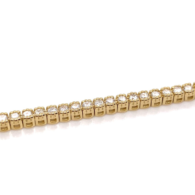 18kt White Gold 1.93ct Diamond Tennis Bracelet