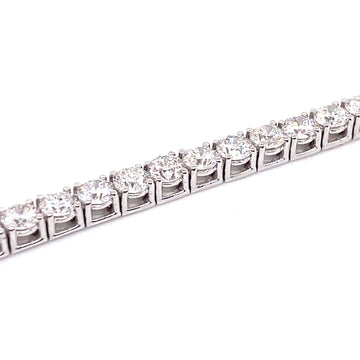 18kt White Gold 9.47ct Diamond Tennis Bracelet