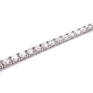18kt White Gold 9.17ct Diamond Tennis Bracelet