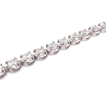 18kt White Gold 15.28ct Diamond Tennis Bracelet