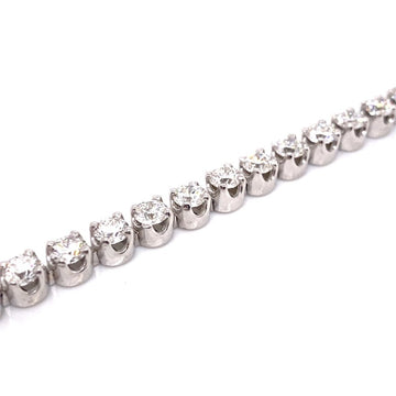 18kt White Gold 10.56ct Diamond Tennis Bracelet